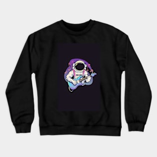 Guitarist Astronaut Crewneck Sweatshirt